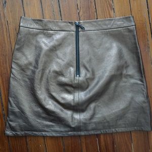 Rebecca Minkoff Metallic Zip-up Mini